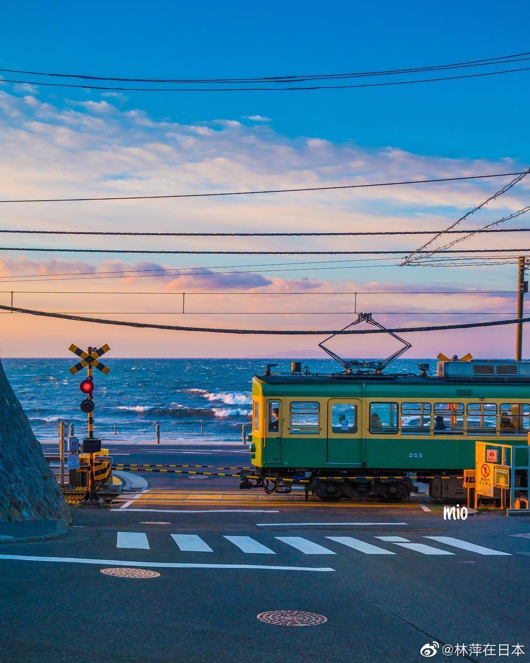 镰仓高校前駅,每个傍晚的颜色都不同_高清图集_新浪网