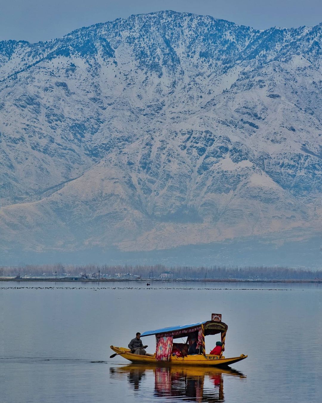 达尔湖是印北克什米尔地区最壮观,最受欢迎的自然景观之一_高清图集