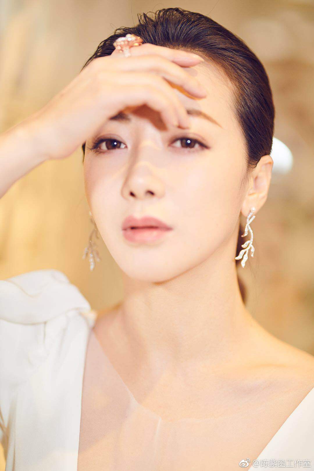 陈紫函 深v礼服_高清图集_新浪网