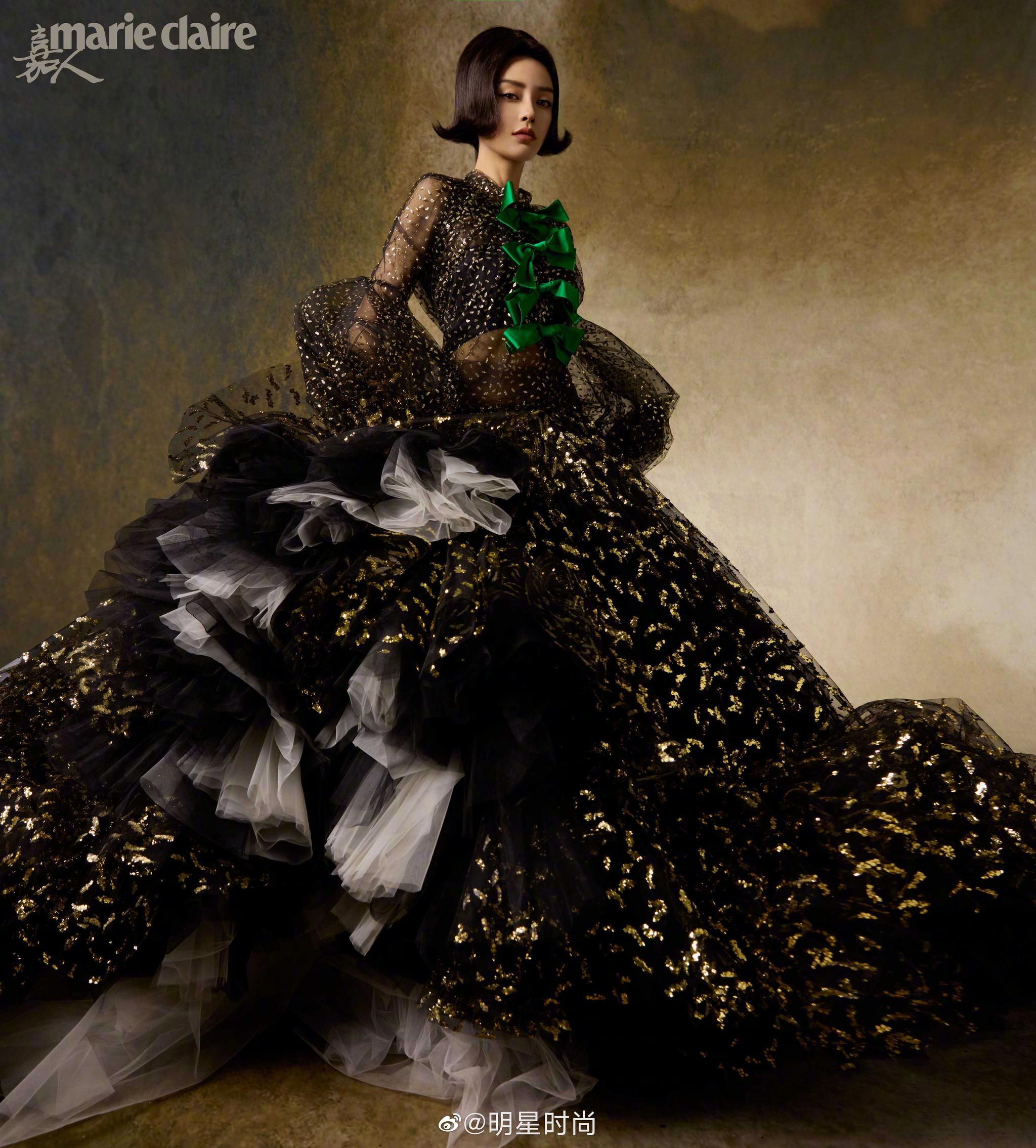 angelababy登上嘉人五月刊封面