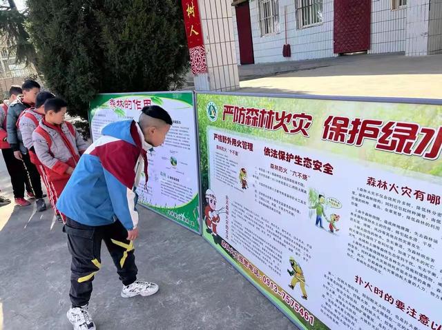 蒲城县罕井镇组织开展"森林防火进校园"活动|森林|罕井镇|防火_新浪