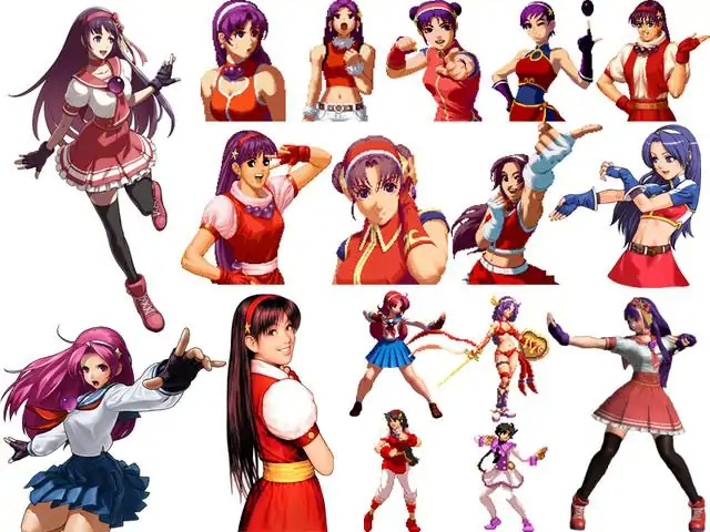 经典街机游戏拳皇历代人物形象变迁