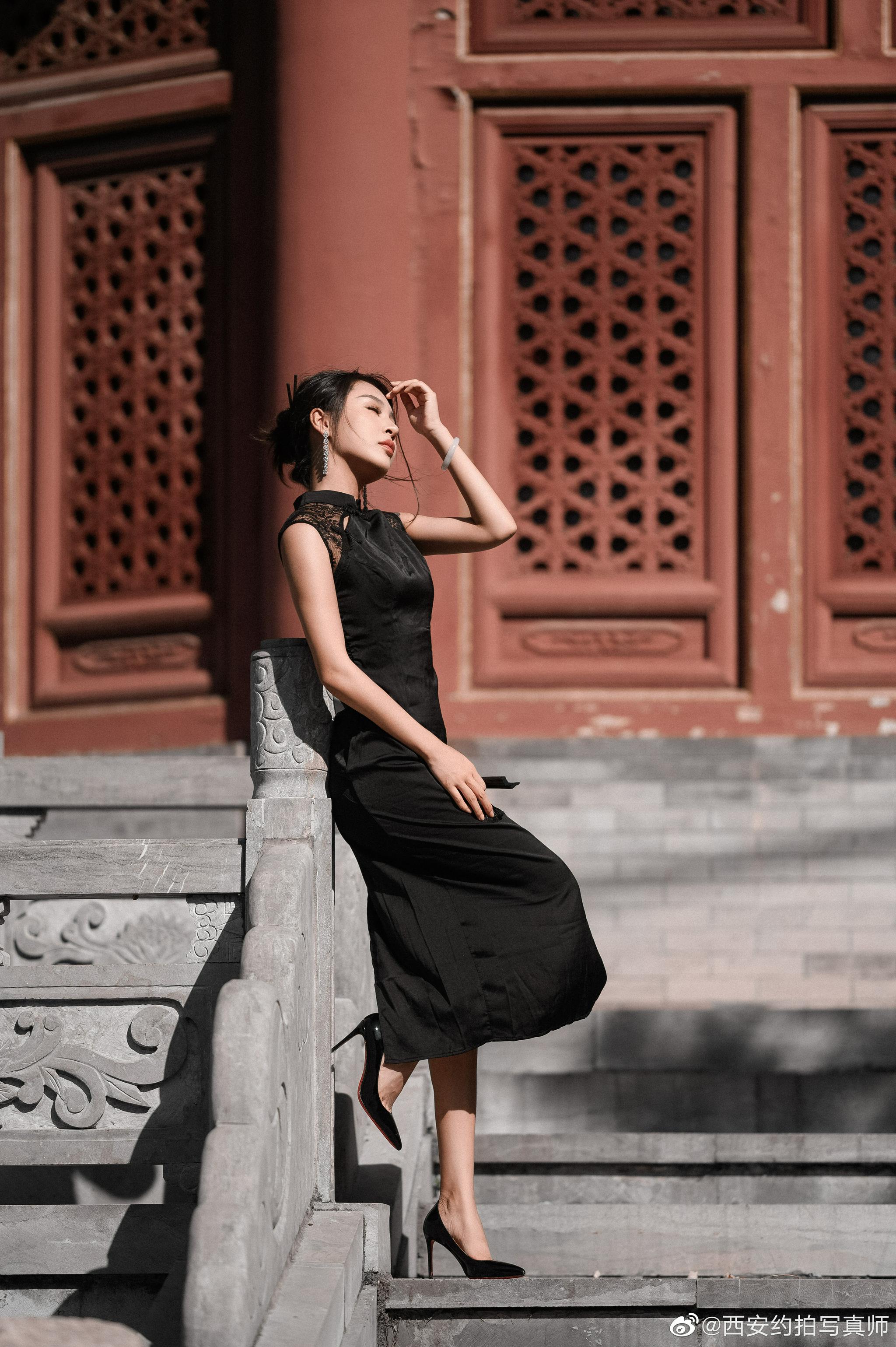 一组古风旗袍摄影我出镜刘二碗