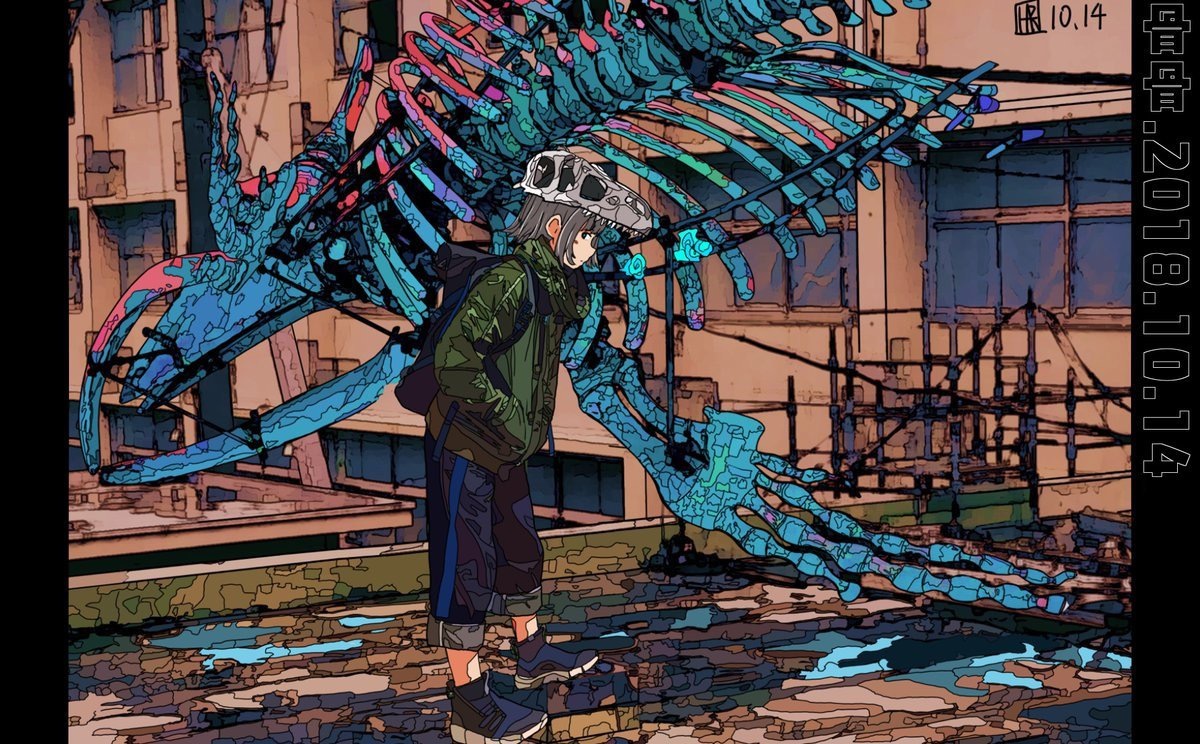 画风太赞了插画师ハルサメリブロース