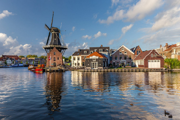 洋溢着小资情调的荷兰古老小城哈勒姆