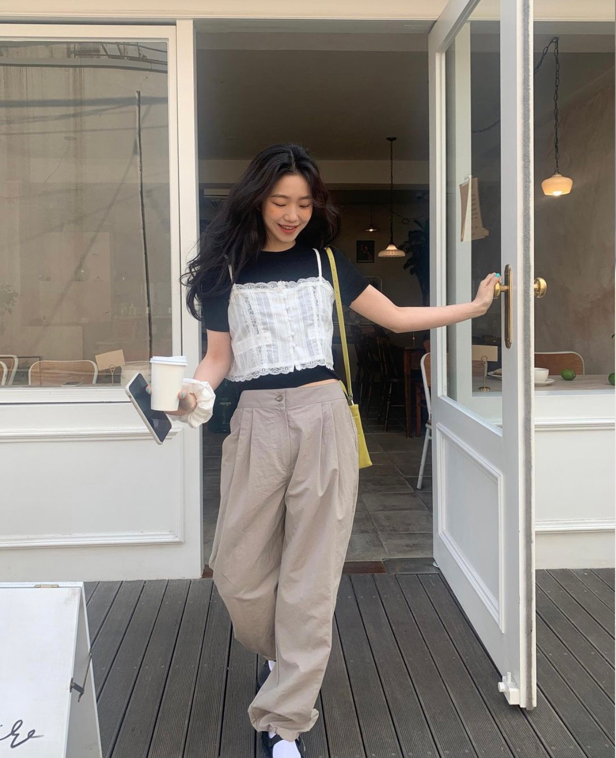 韩国ins博主春季温油穿搭分享