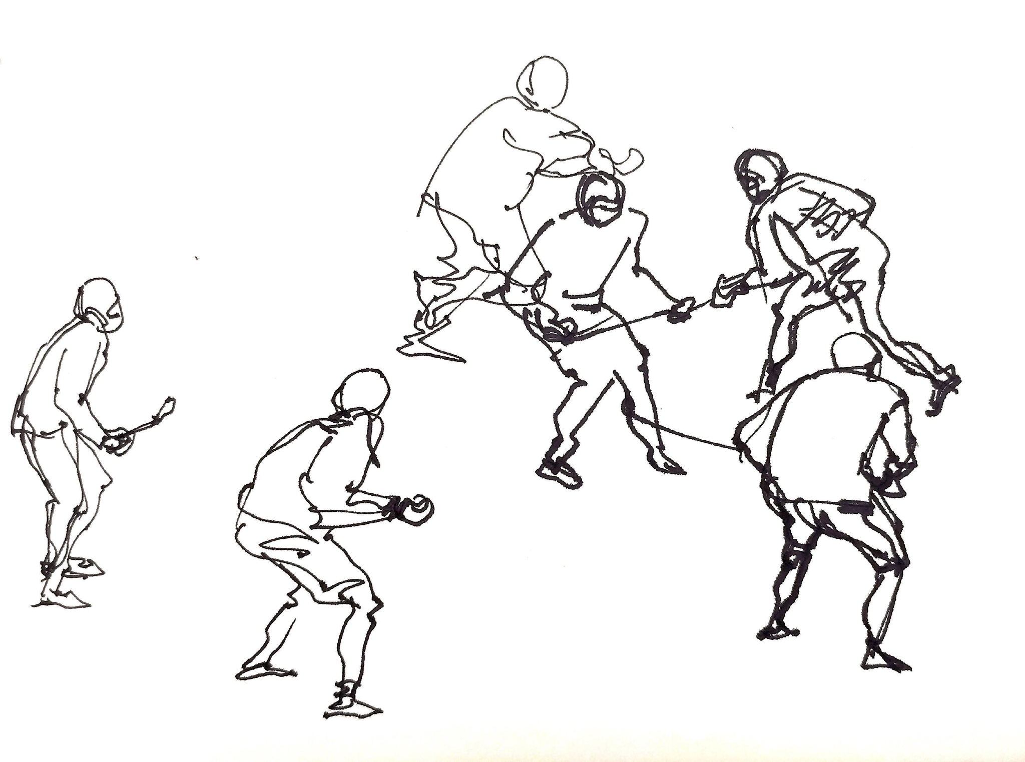 美院教授用速写定格谷爱凌的惊天一跳展现冬奥之美