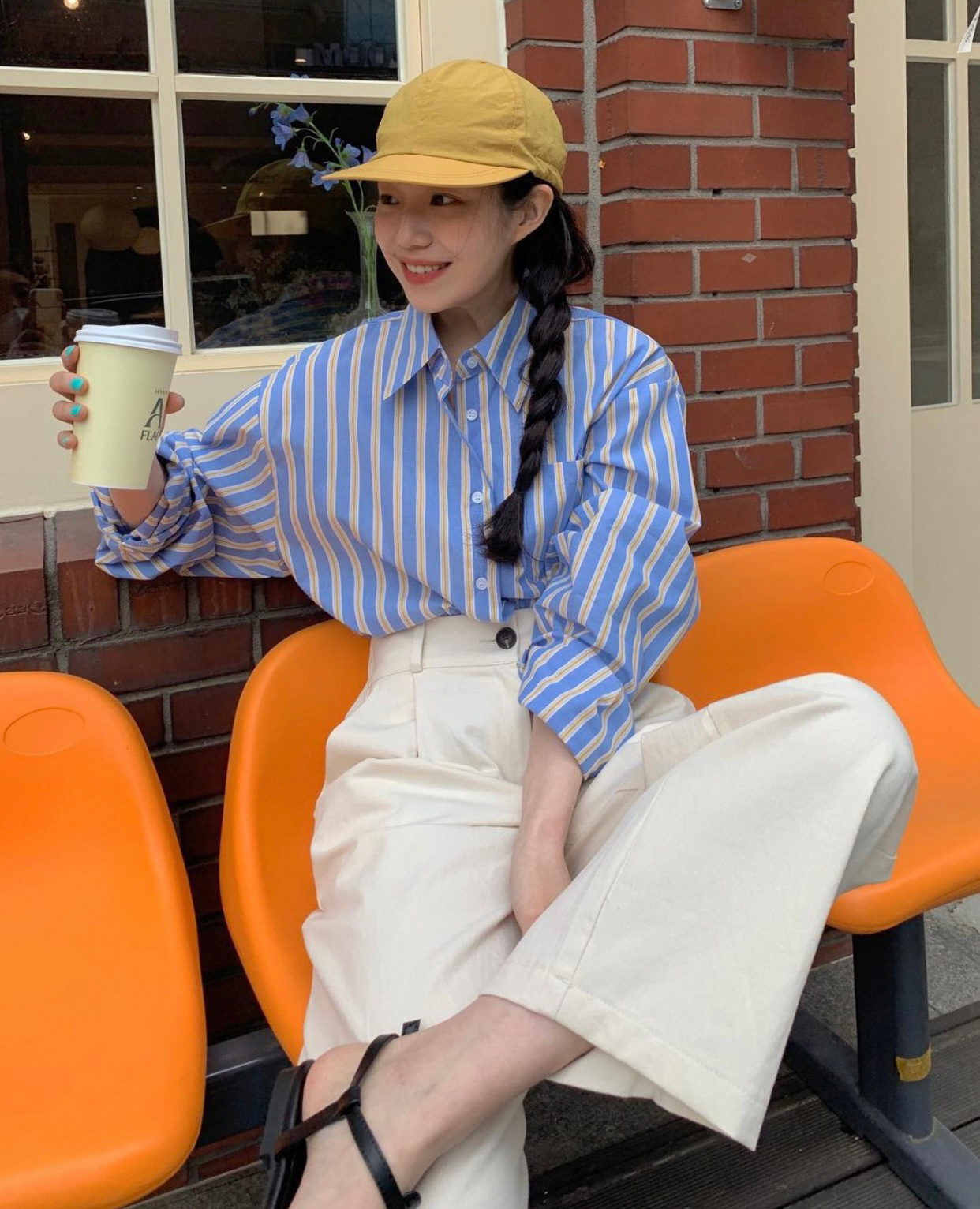 韩国ins博主春季温油穿搭分享