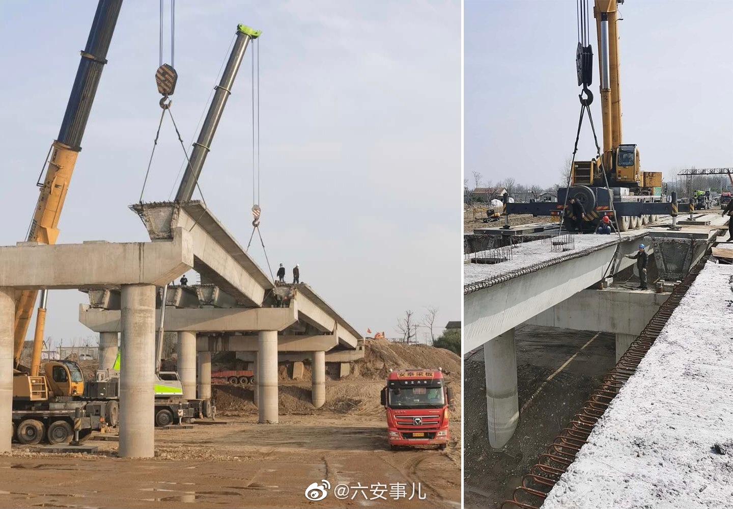 六安 裕安区独山镇红军大桥建成通车