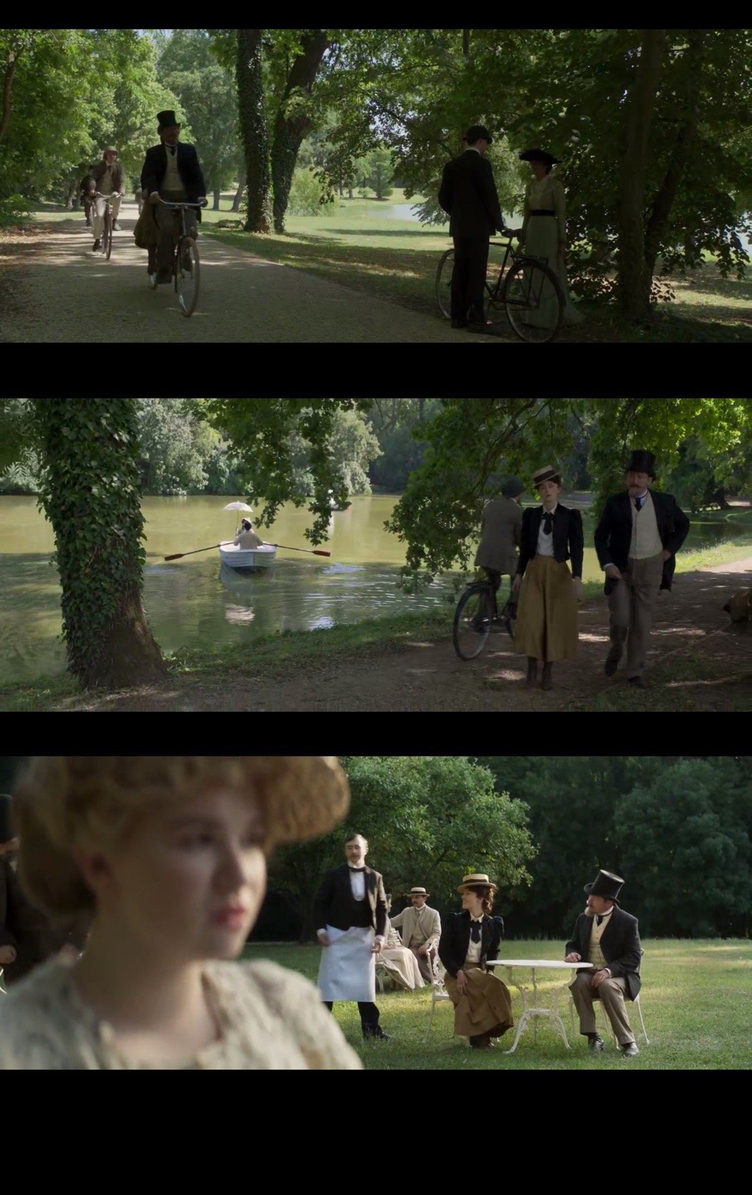 传记电影柯莱特中令人舒适的复古油画绿