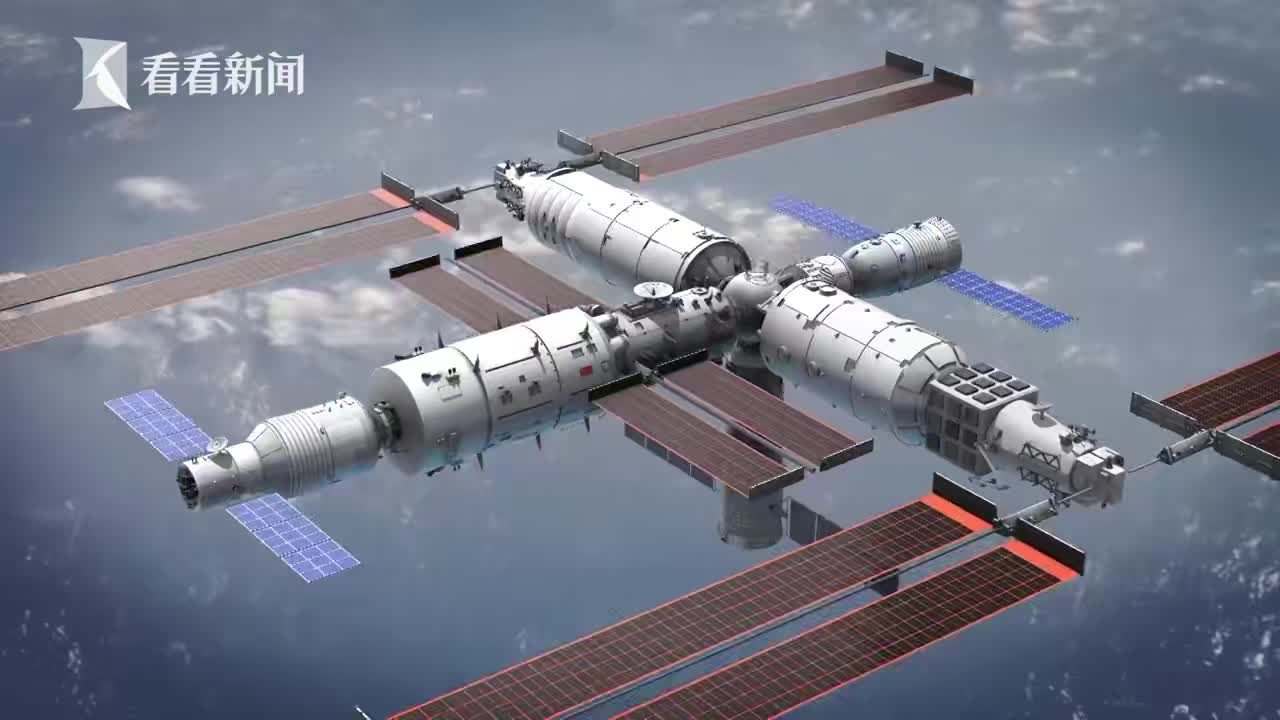 天宫空间站一期最大构型有多大?来看具体数据