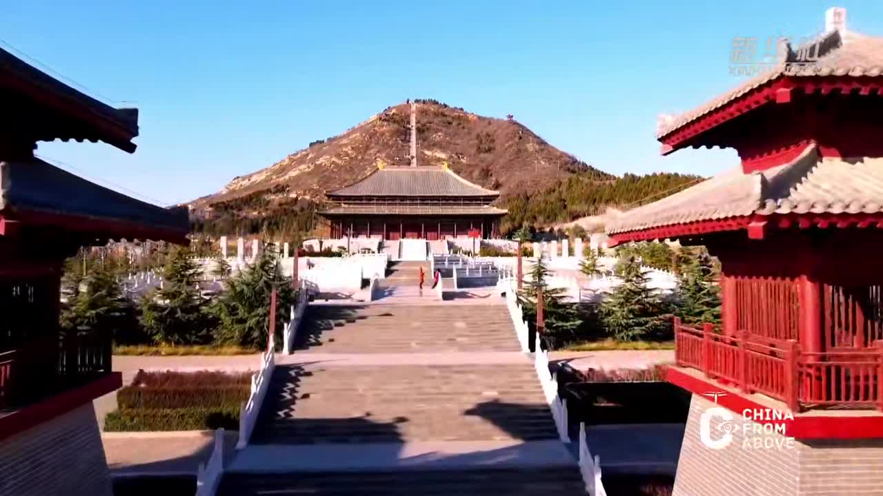 瞰中国|河北保定:唐尧古镇景美如画__财经头条