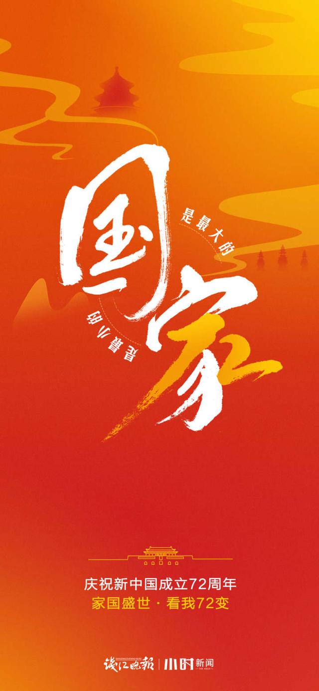 新中国成立72周年家国盛世看我72变
