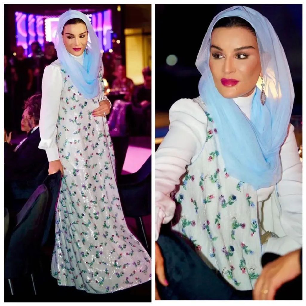 穿prada戴chaumet,"中东甄嬛"有多壕|莫扎|卡塔尔|哈马德_新浪新闻