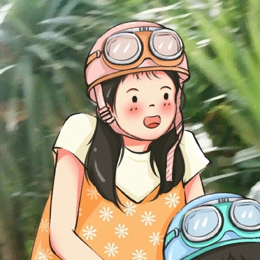满满夏天气息的情侣头像