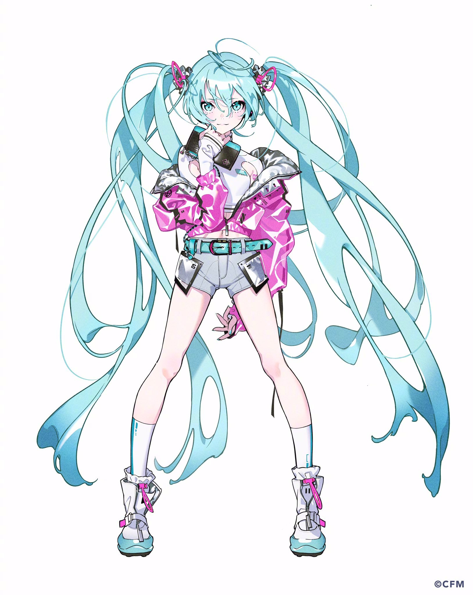 米山舞x初音未来withsolwa17比例彩色实物图