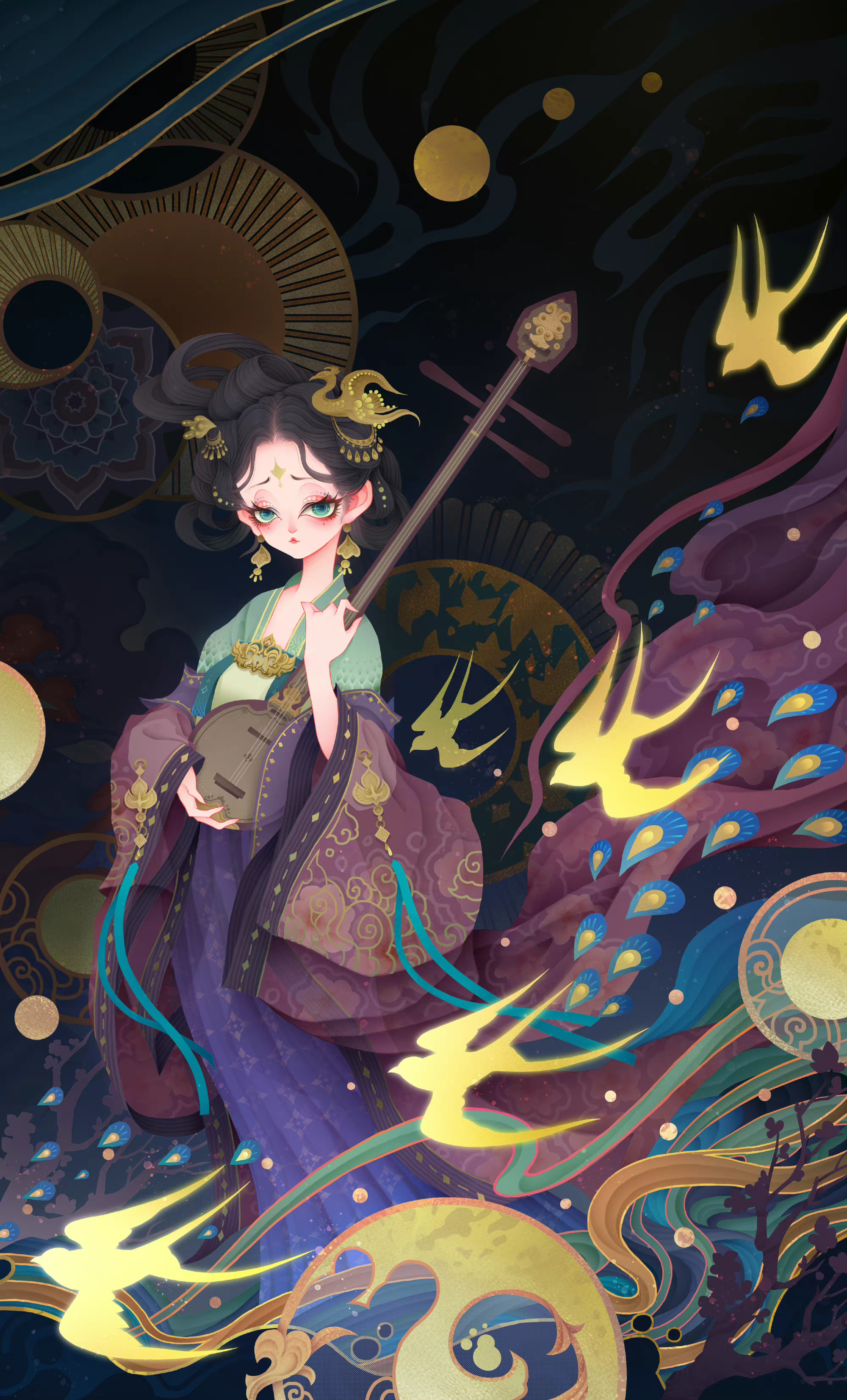 你想要的古风插画参考!