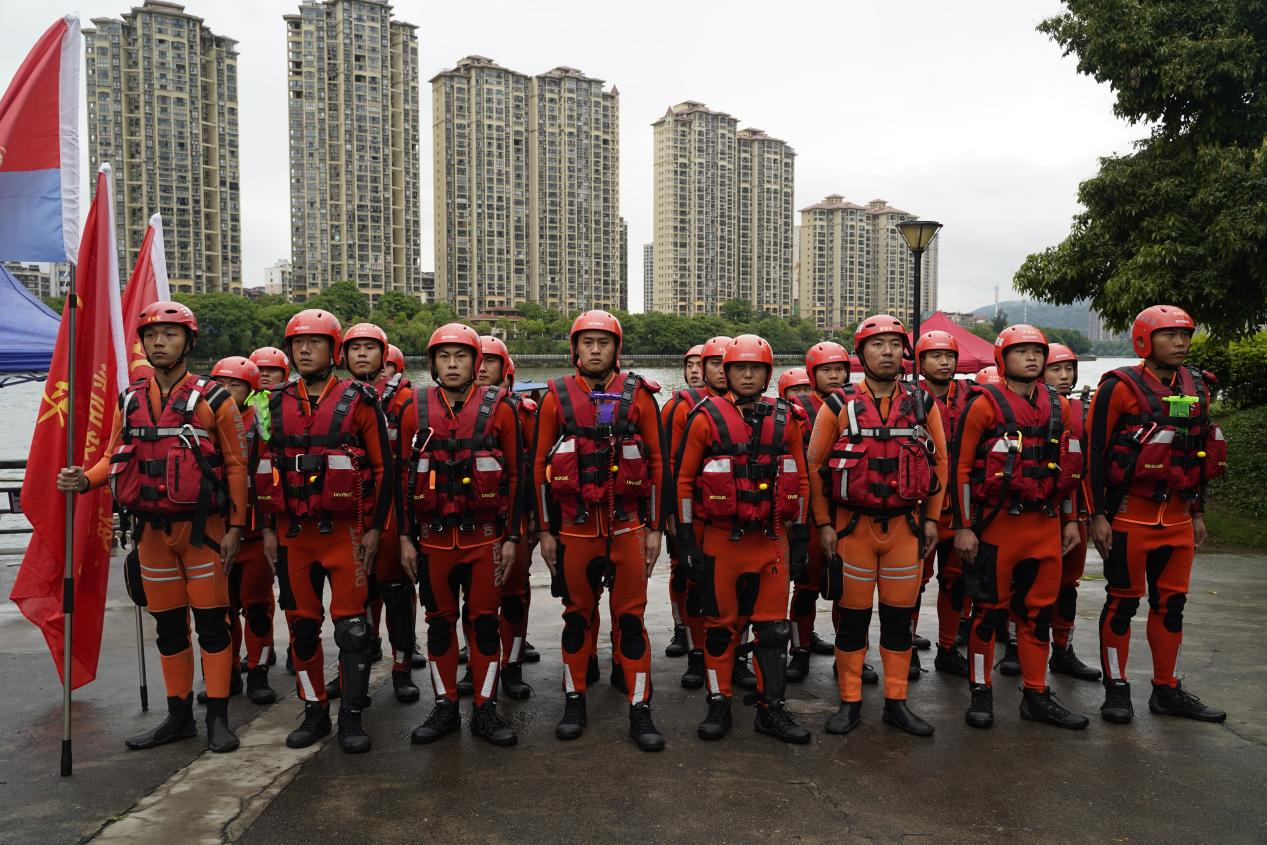 三明市三元区水域救援突击队成立
