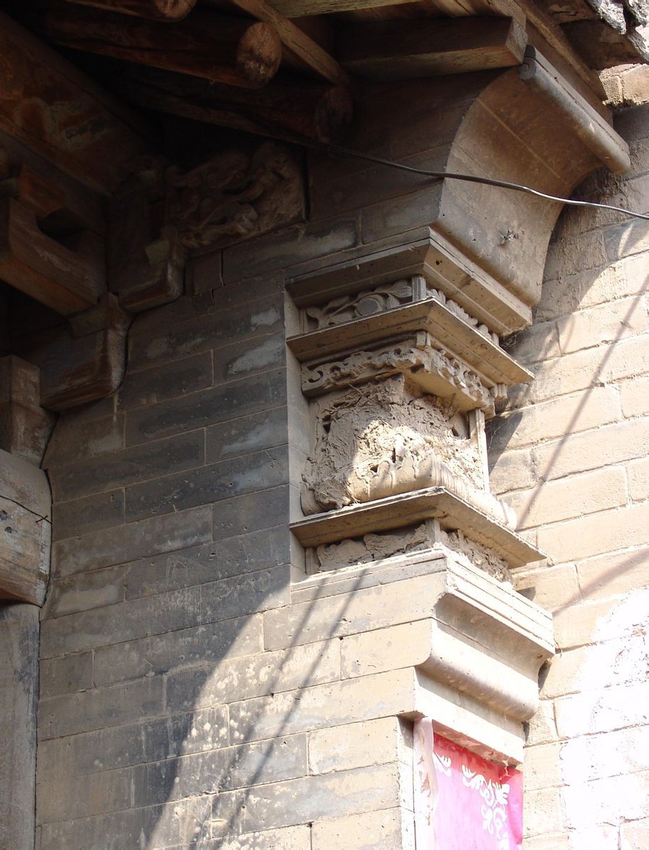 中国古代传统建筑构建丨 墀头(chí tóu)__财经头条