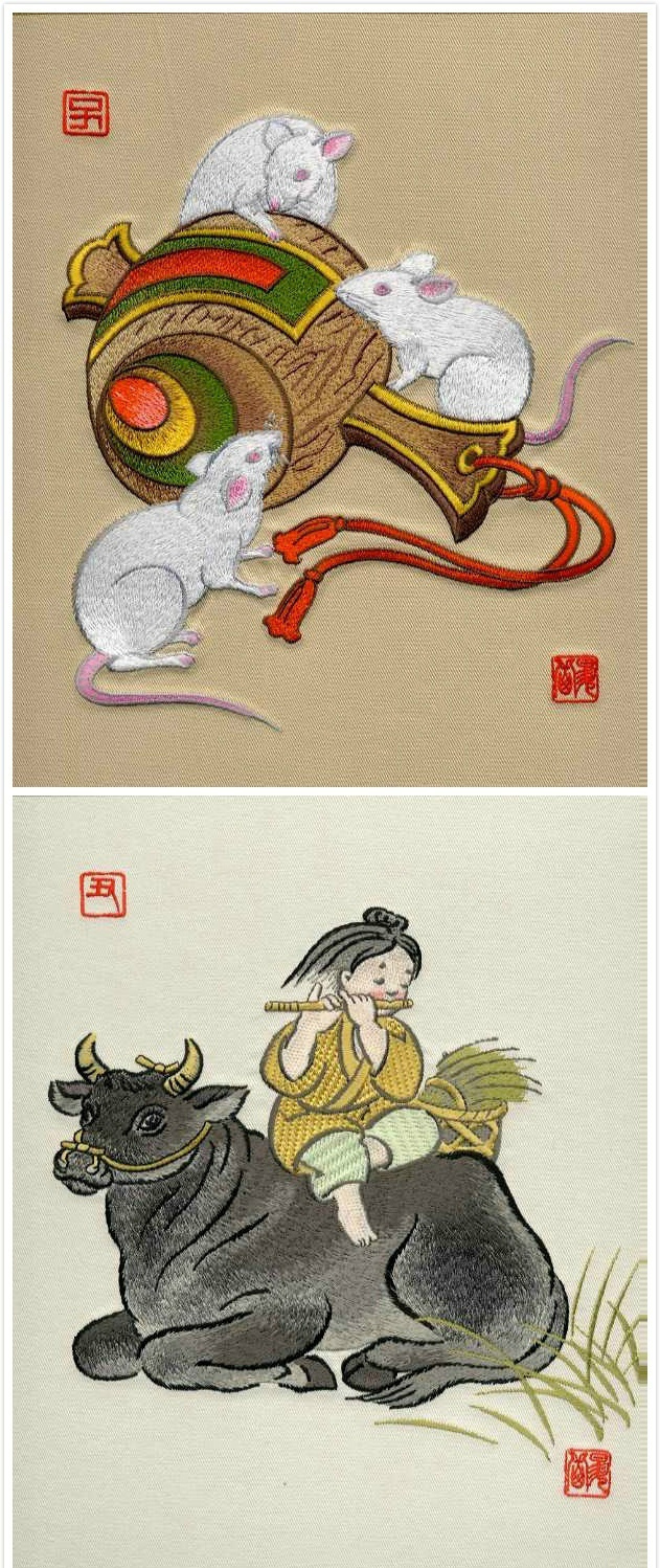 十二生肖刺绣_高清图集_新浪网