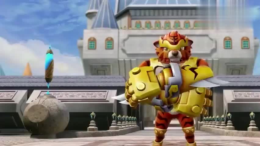 猪猪侠败露小猪猪当众变身铁拳虎说出了自己的真实身份