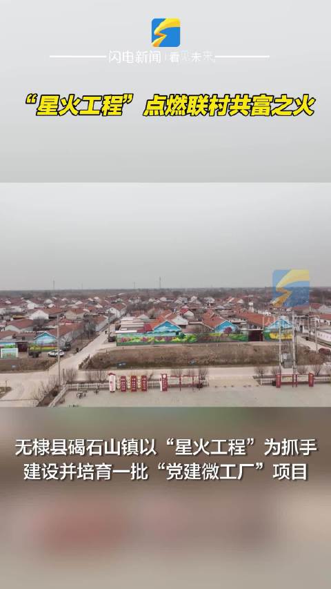 无棣县碣石山镇星火工程点燃联村共富之火