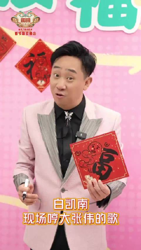 白凯南带着大张伟的歌来春晚_北京时间