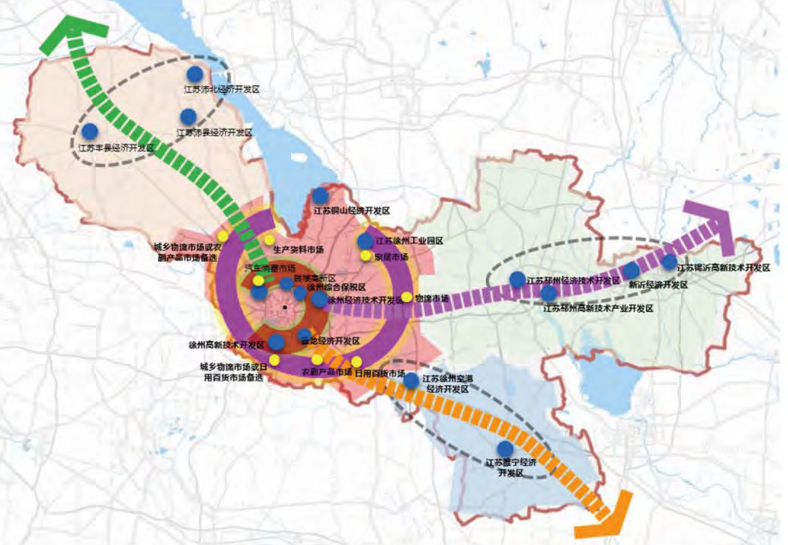 【产业图谱】2022年徐州市产业布局及产业招商地图分析