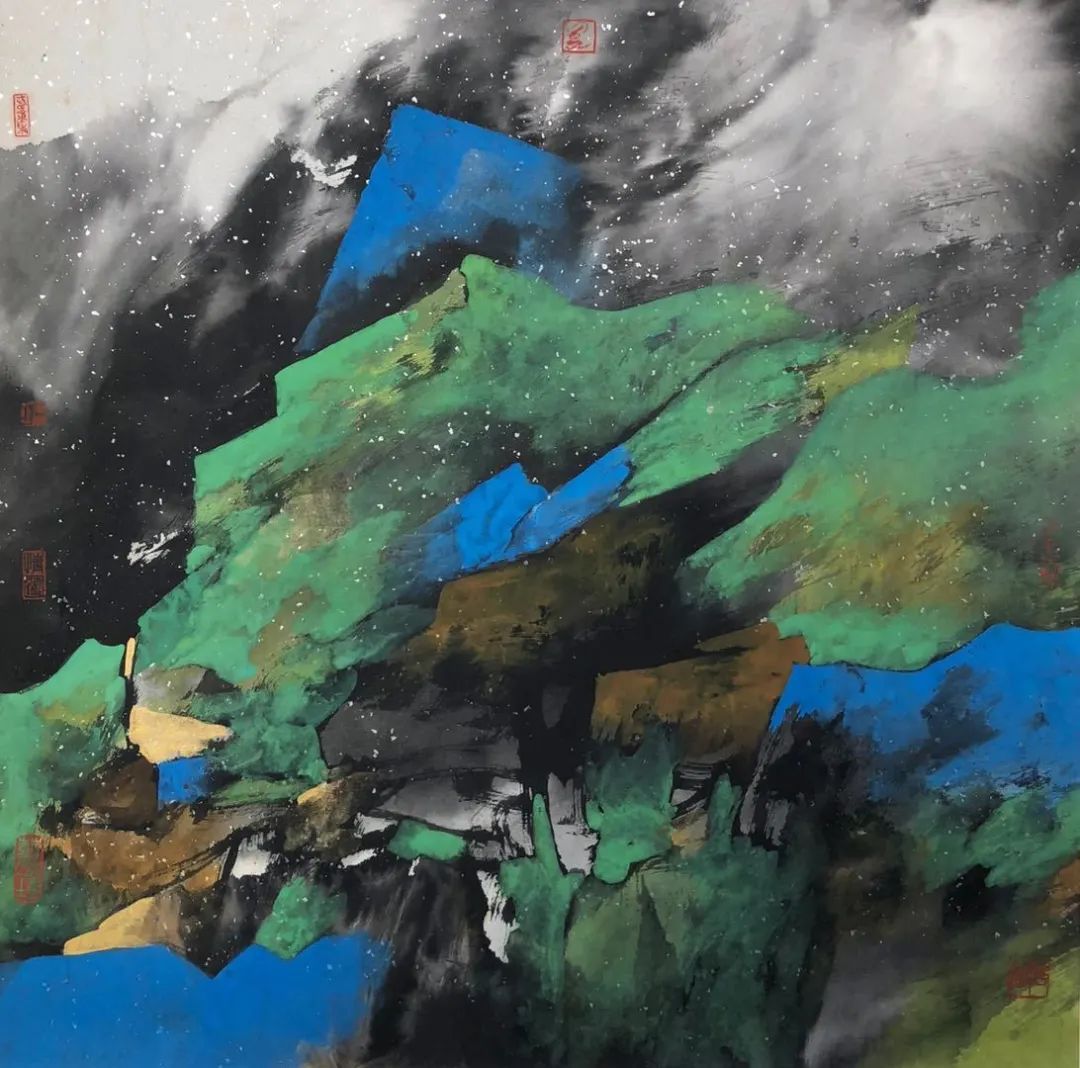 武剑飞中国现代重彩山水艺术的开拓者