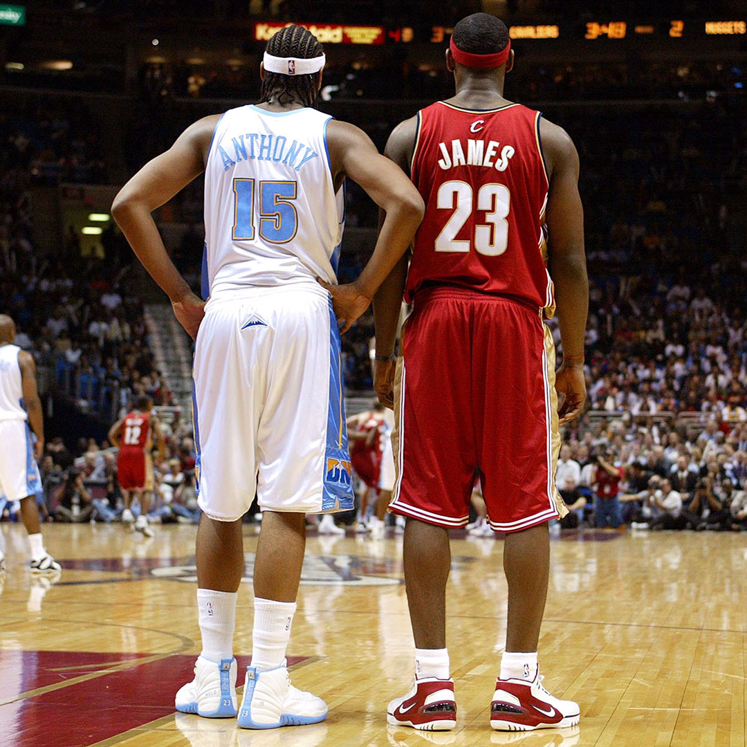 生涯的第17个赛季詹姆斯和安东尼终于在季后赛相遇了