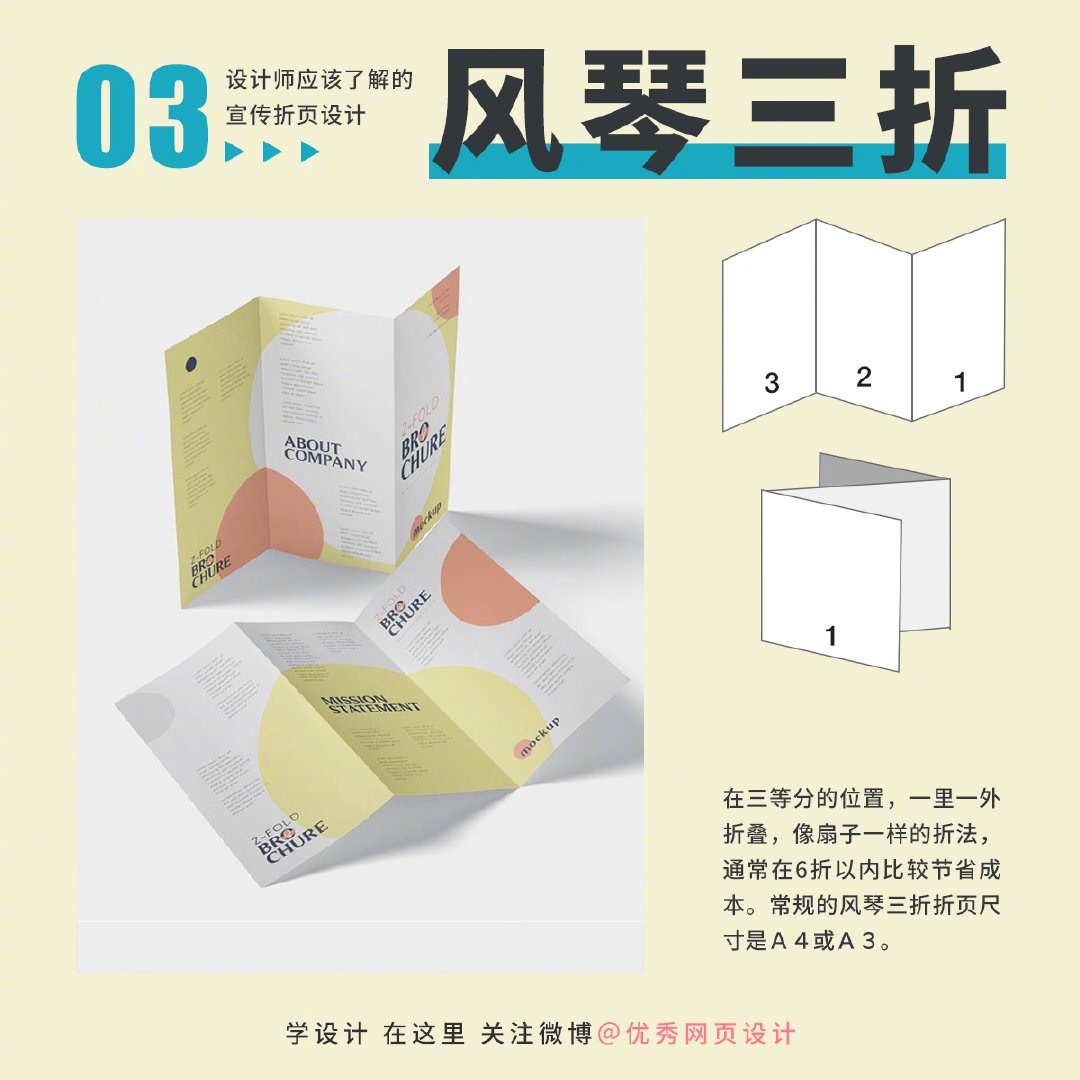 设计师应该了解的折页设计宣传折页的9种折叠方式