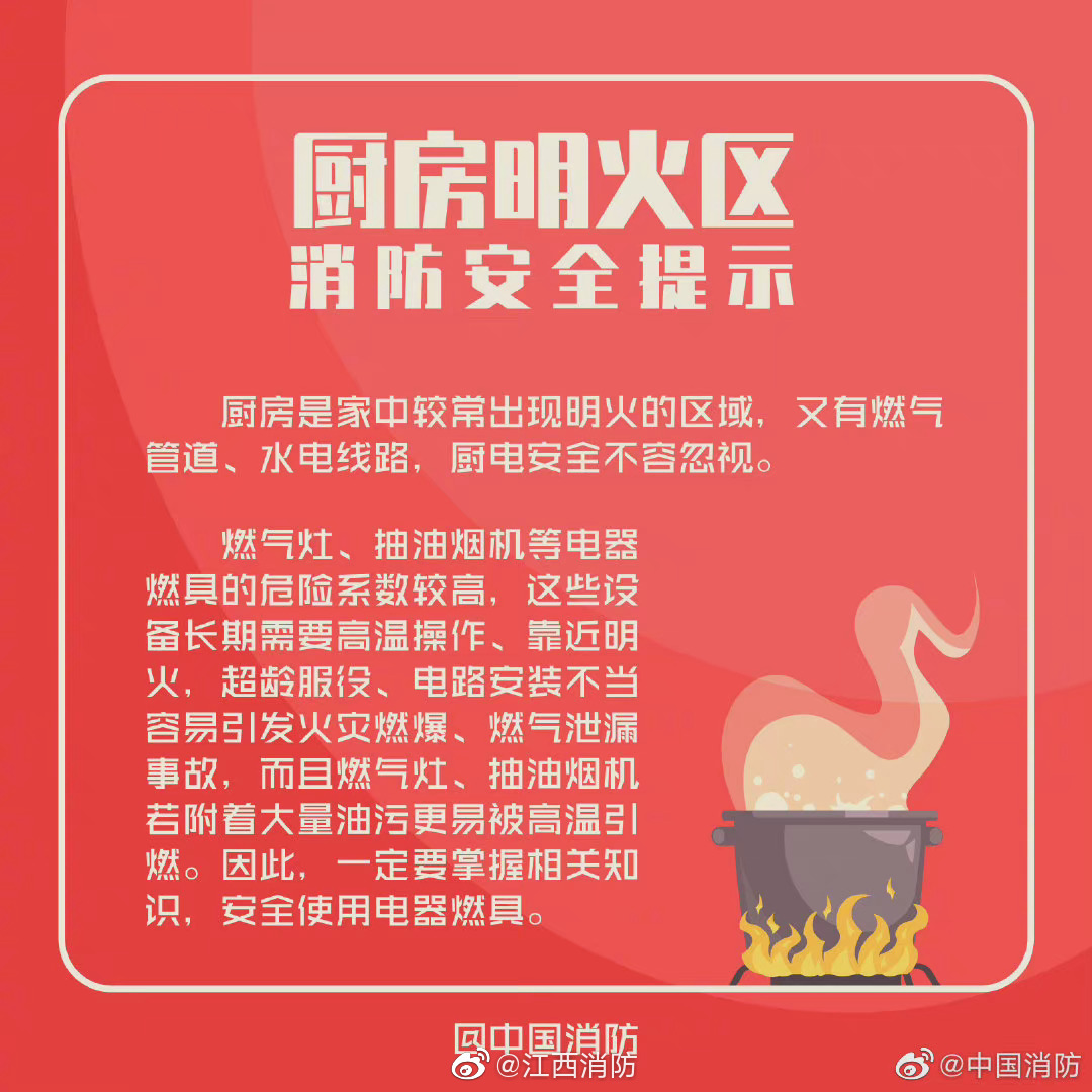 厨房消防安全提示__财经头条