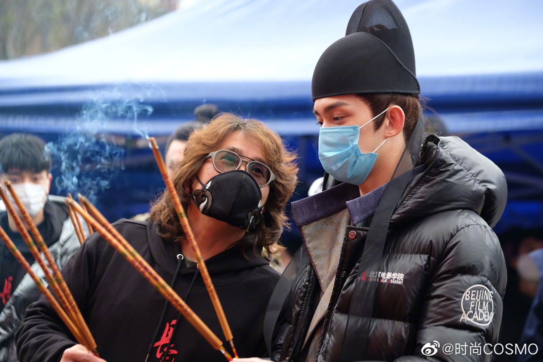 今日电视剧长歌行举行开机仪式dear迪丽热巴吴磊leo