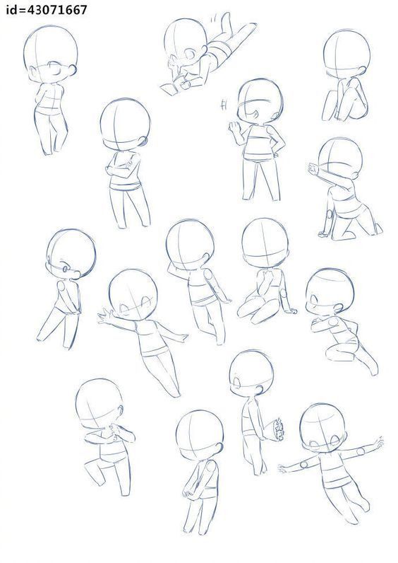 q版小人儿绘制参考