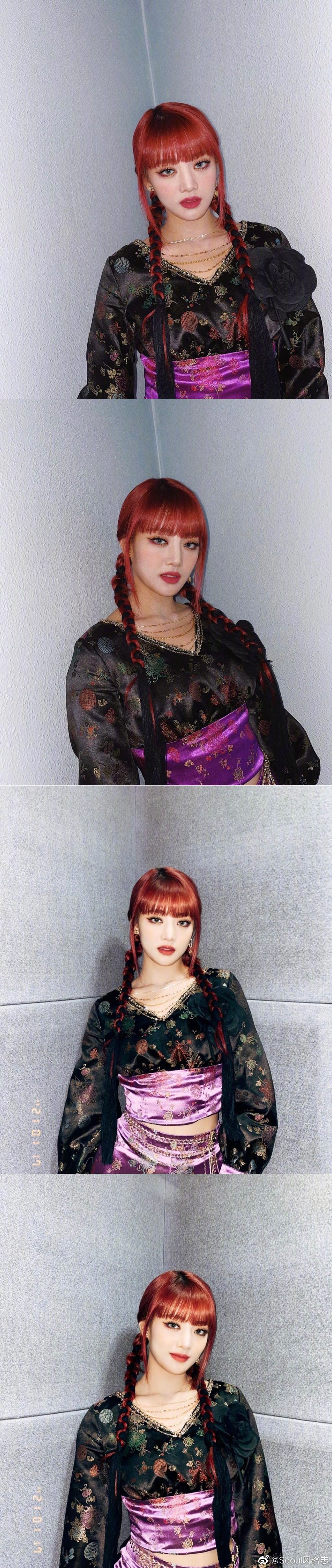 gidle组合成员minnie 拥有不笑时厌世脸 笑起来超甜的反转魅力