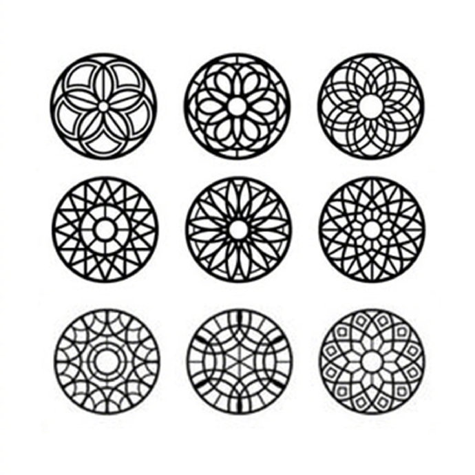 圆形纹样图案设计参考_高清图集_新浪网