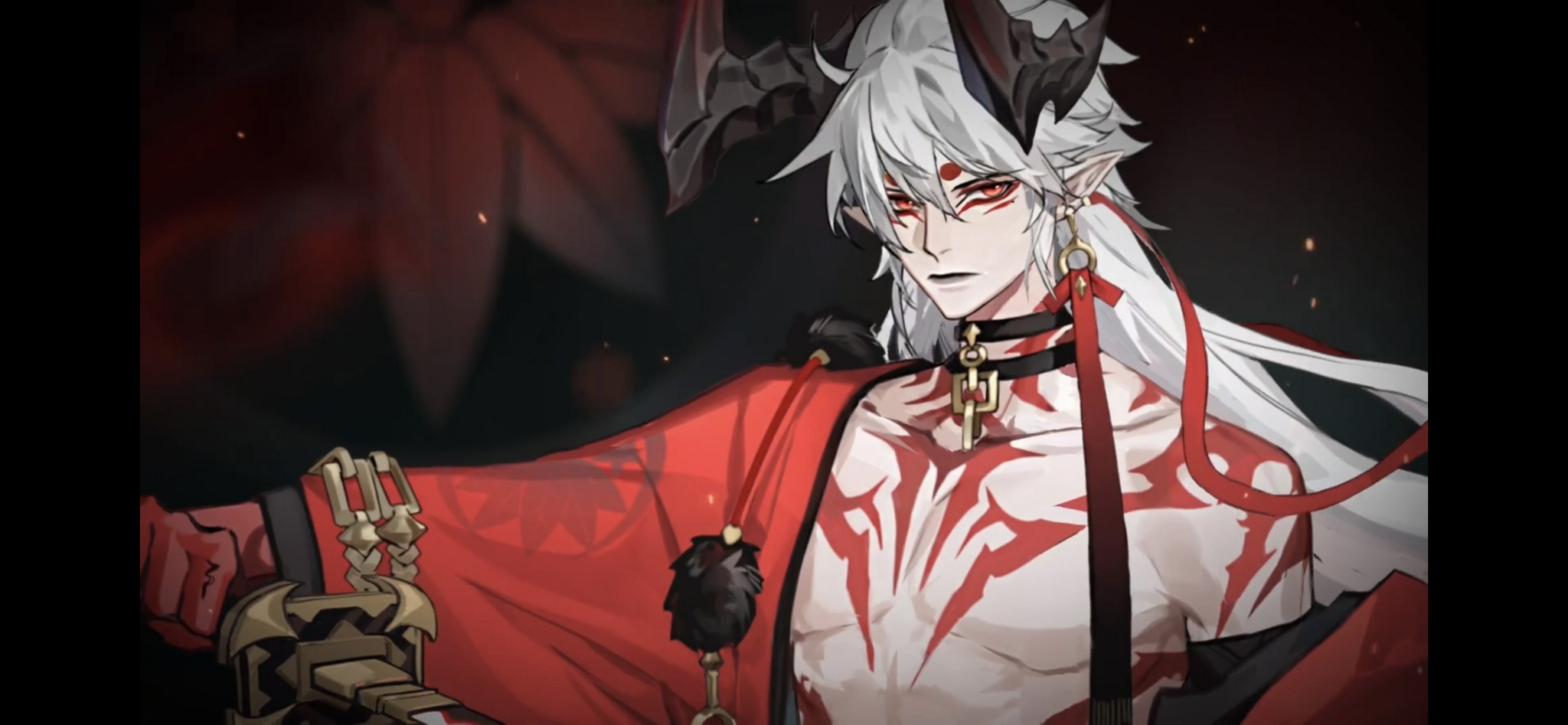 鬼切典藏皮肤·华光赤堇建模,专属插画和动态头像框「华光赤堇」_高清