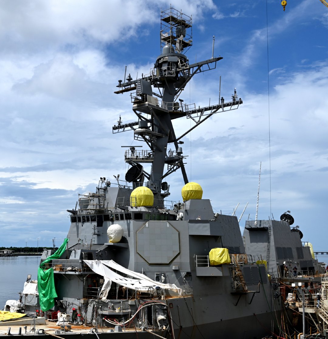 舾装的首艘"伯克"级flight Ⅲ型驱逐舰"杰克·h·卢卡斯"号(ddg-125)