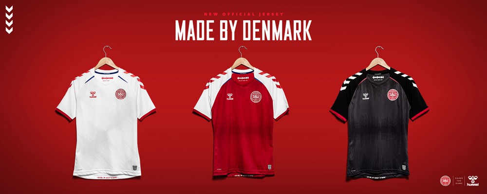 丹麦国家队全新主客场球衣发布