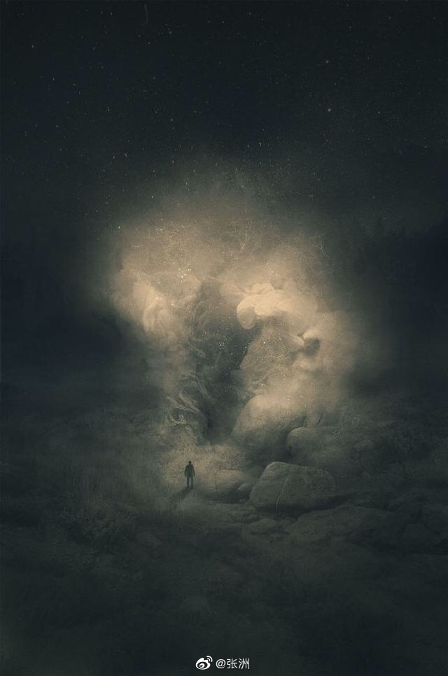 一个抑郁症画家的作品他说这就是他的内心世界咱真理解不了