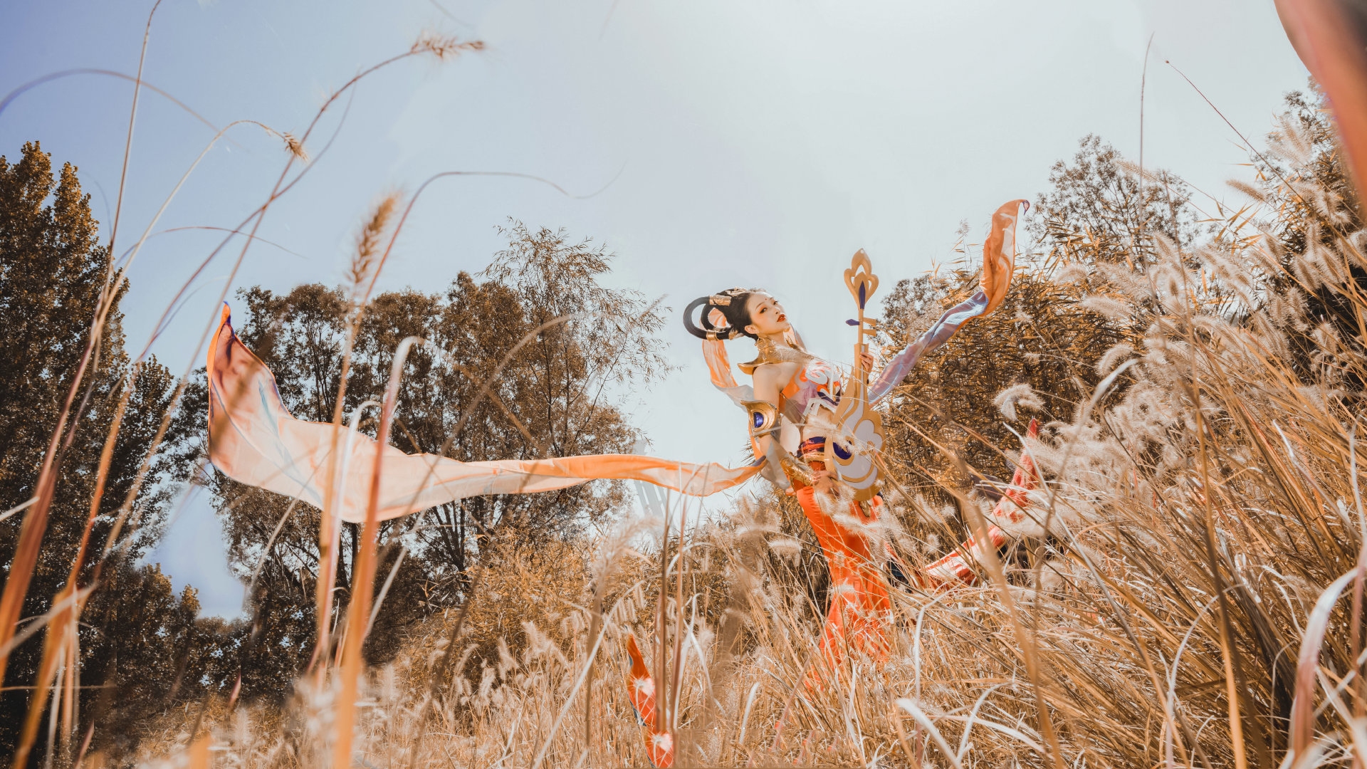 仙女下凡了?遇见飞天杨玉环cos