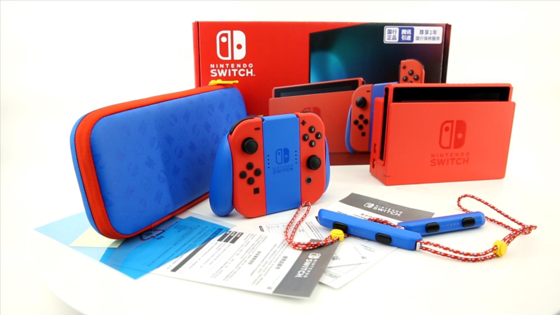 国行switch马力欧限定版开箱_高清图集_新浪网