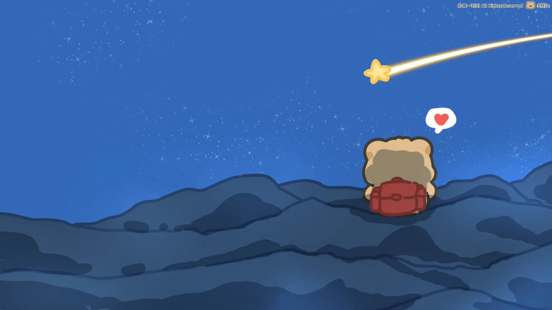 可爱小熊ipad电脑壁纸