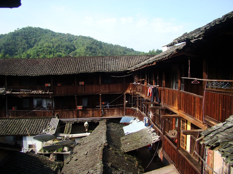 中川古村落位于永定下洋镇中川村