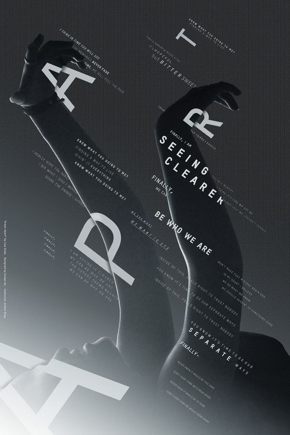 一组独特的海报版式设计