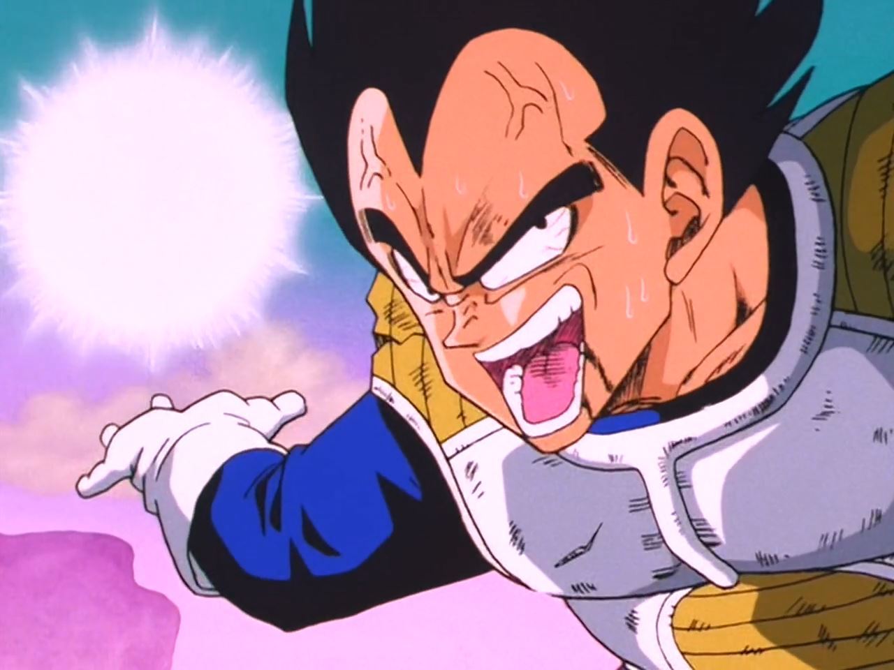 龙珠动画系列赛亚人篇人造月亮经典片段各时期人物作画画面对比_高清