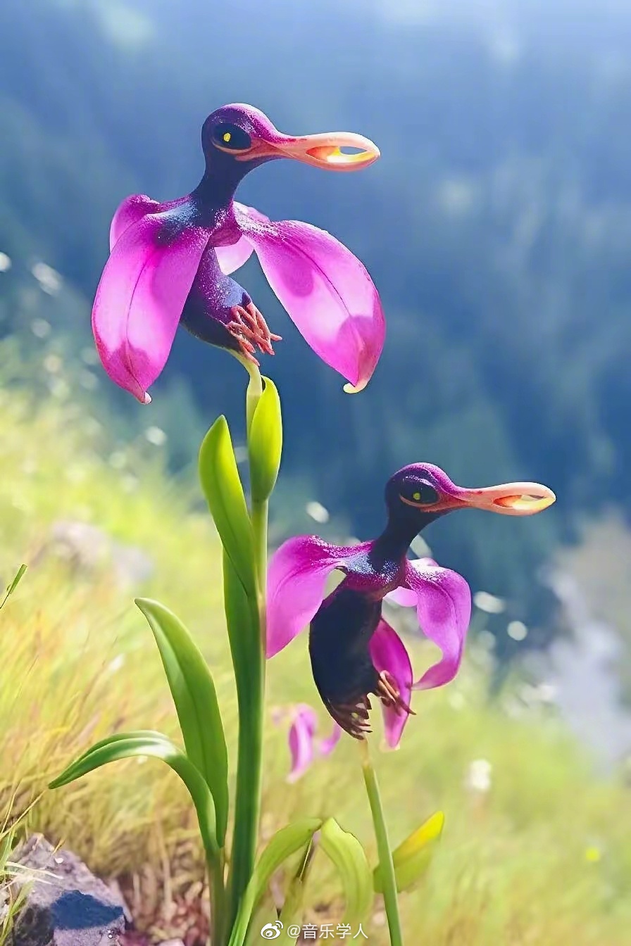 飞鸭兰澳大利亚特产地生兰