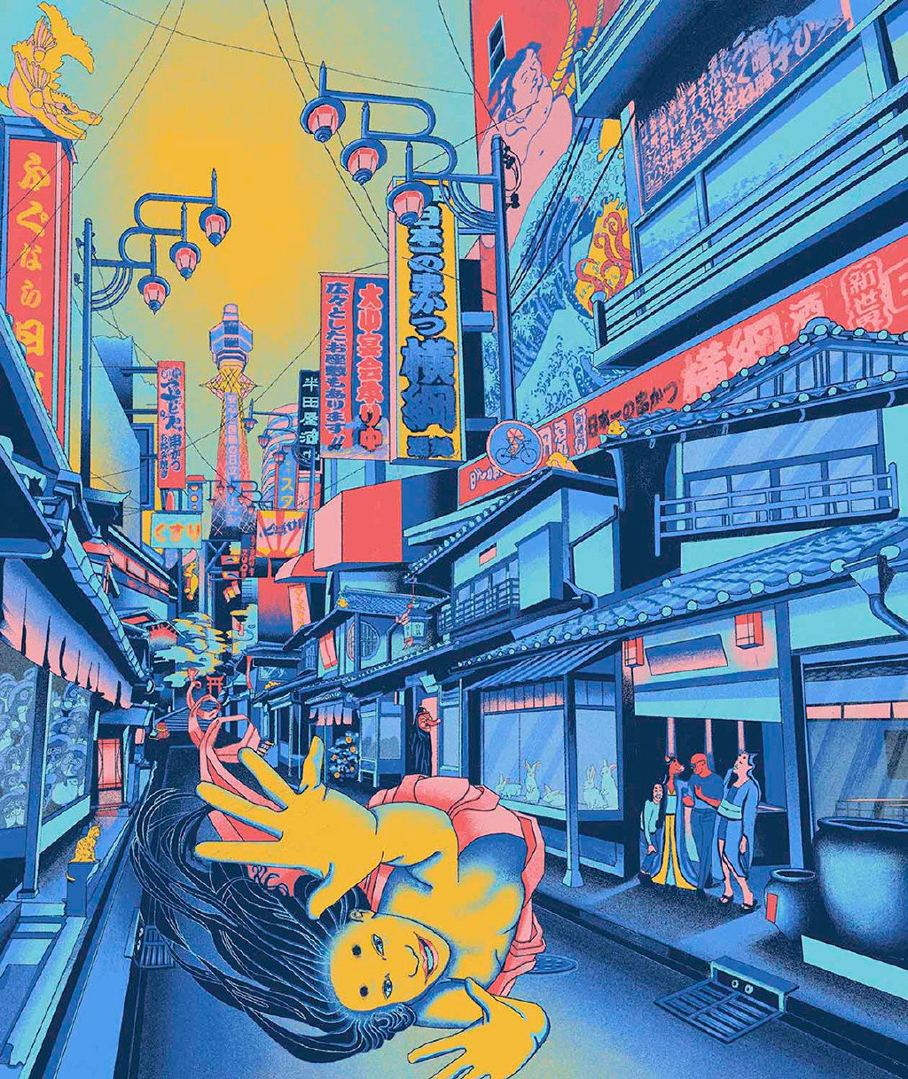 alexandra wong 的作品常用强烈的冷暖对比,画面冲击力十足