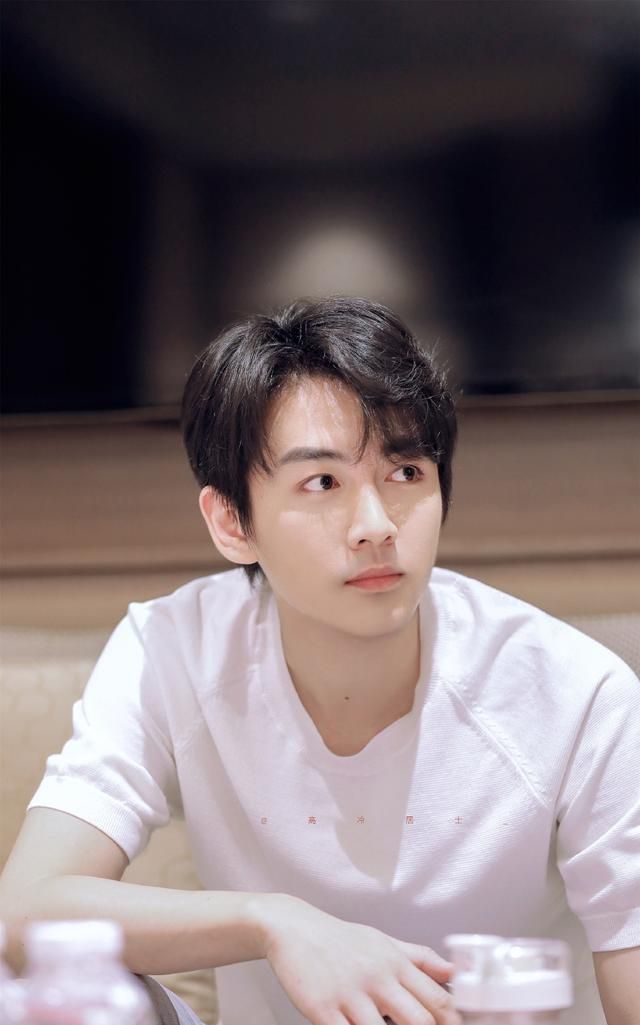 32岁陈晓绝了,明明是简约白t造型,居然大叔范和少年感随意切换