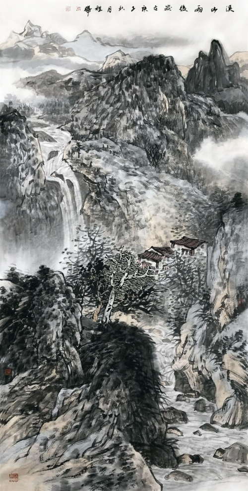 年度主推:著名画家程晔作品赏析|程晔|中国画|山水画_新浪新闻